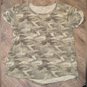 A camo T-shirt
